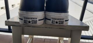 Converse All Star Cuero con plataforma talla 42