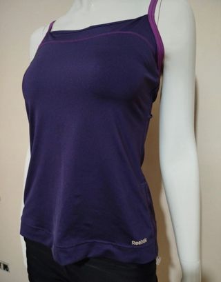 Canotta Reebok sportiva viola