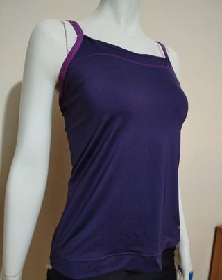 Canotta Reebok sportiva viola