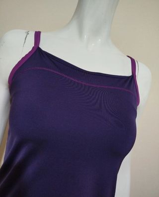 Canotta Reebok sportiva viola