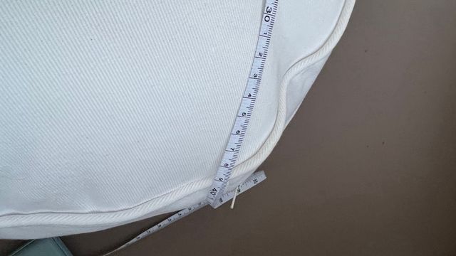 2 Cojines de sillon Ikea blancos