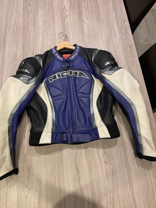 Mono moto Richa piel bicolor