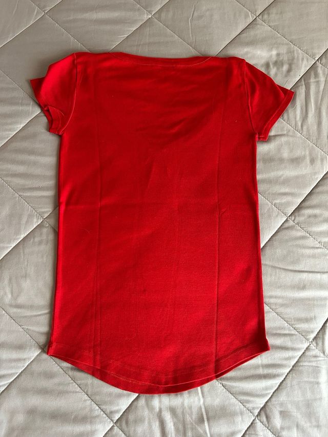 T-shirt Sisley rossa