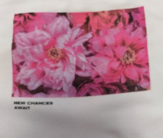 Felpa beige stampa fiori