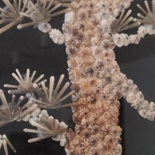 Cuadro chino artesano con nácar y conchas