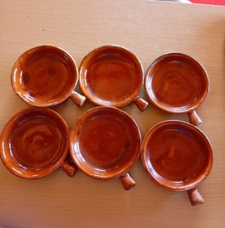 Platillos barro aperitivo
