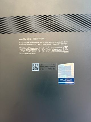 ASUS ZenBook 14  UM425Q  Ryzen 7 16 GB RAM 512 GB SSD  Fabricado en 2021