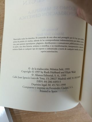El mito del gen cómo se manipula la información ge