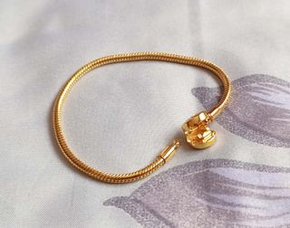 Pulsera plata oro
