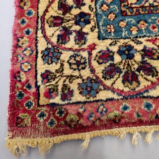 Alfombra oriental multicolor, de pasillo