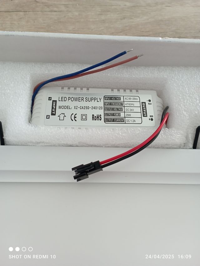 Plafón LED empotrar 29W