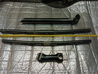 Manillar, tija y potencia bici Ritchey