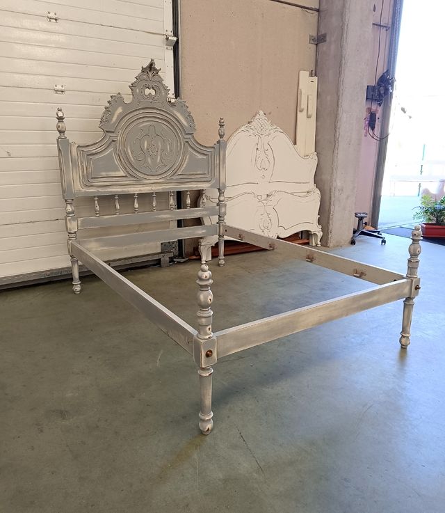 Cama madera castaño