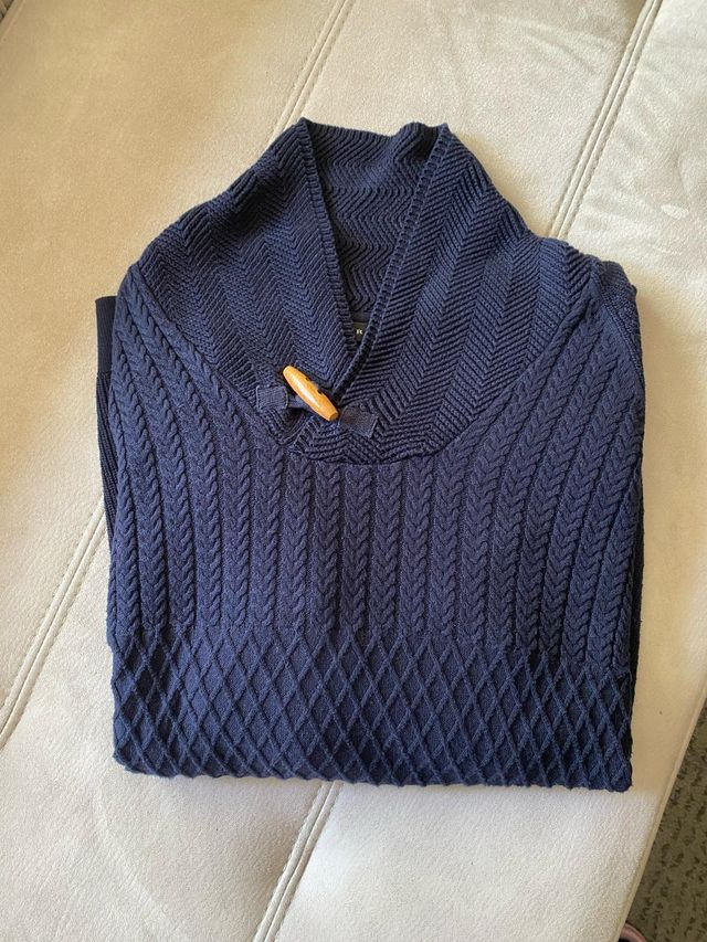 Jersey hombre Zara azul