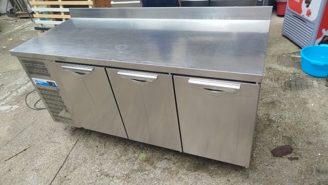 Banco frigo inox 3 sportelli