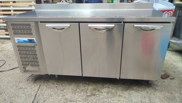 Banco frigo inox 3 sportelli