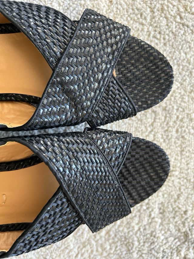 Sandalias Zara negras talla 39