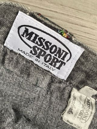 Gonna jeans grigio scuro Missoni