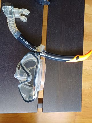 Gafas de buceo con tubo