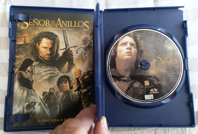 DVD Señor de los Anillos El Retorno del Rey