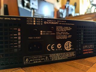 Etapa de potencia crown xs 500