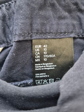 Shorts premamá azul marino