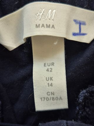 Shorts premamá azul marino