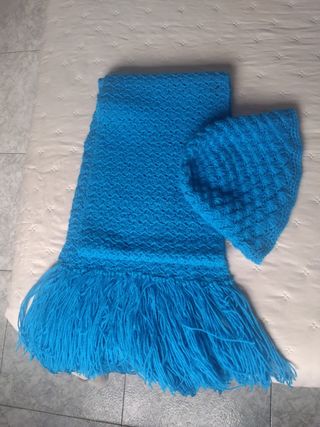 Conjunto bufanda y gorro