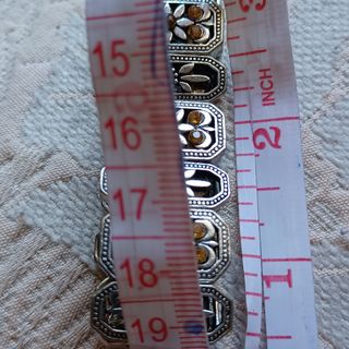 Pulsera elástica plata circonitas