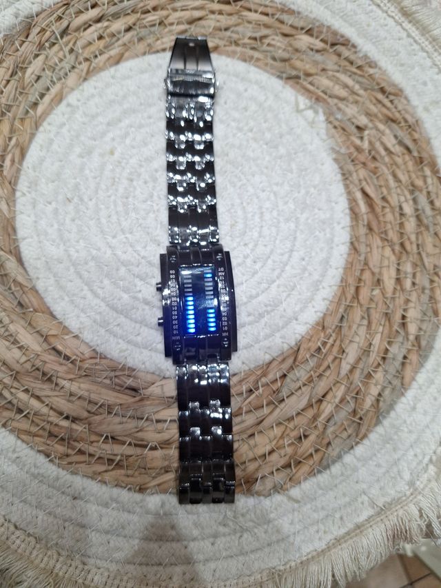 Orologio LED digitale nero