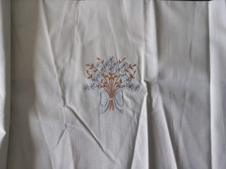 Lenzuolo matrimoniale sopra