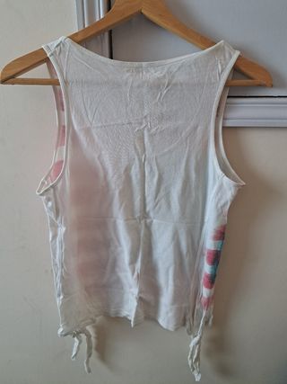 Camiseta tirantes bandera americana 