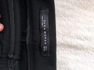 Falda negra mujer zara