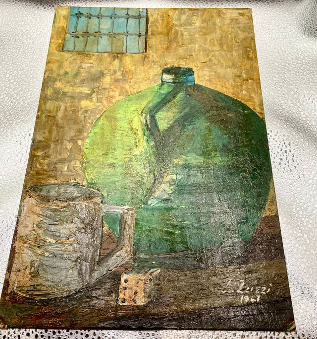 Quadro a olio tecnica a spatola