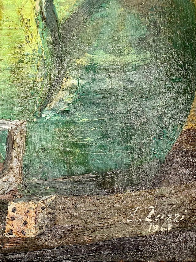 Quadro a olio tecnica a spatola