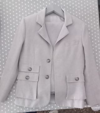 Traje comunión niño beige