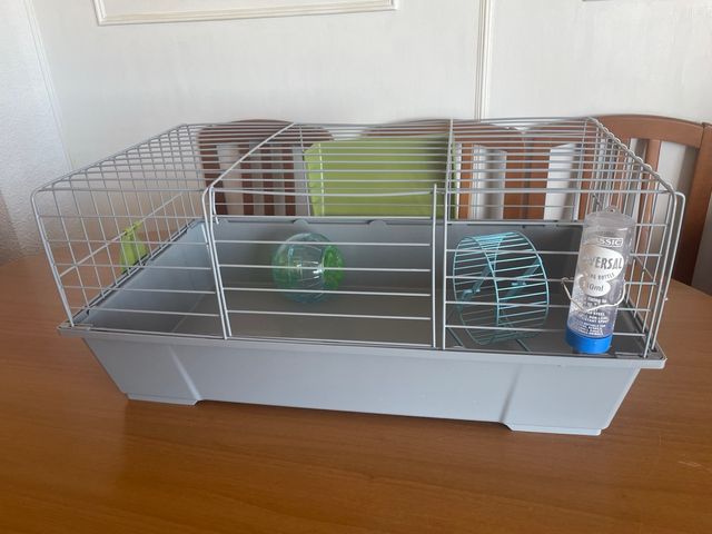 Jaula roedores Hamster/Jerbo Con juguetes+bebedor