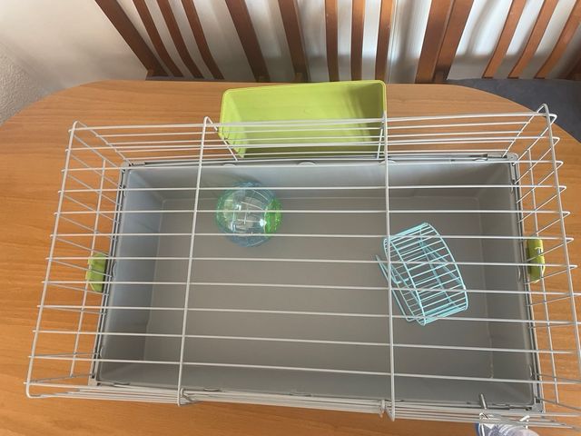 Jaula roedores Hamster/Jerbo Con juguetes+bebedor