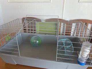 Jaula roedores Hamster/Jerbo Con juguetes+bebedor