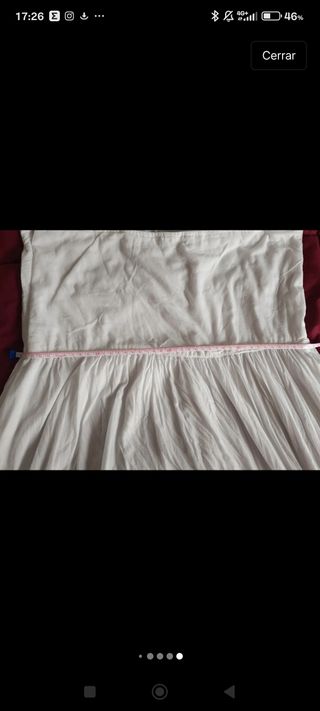 Vestido largo Lefties blanco