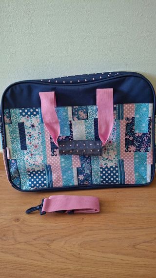 Bolso Skip Hop azul y rosa
