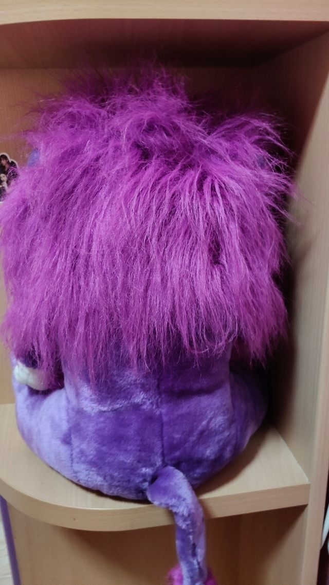 León morado peluche - regalo