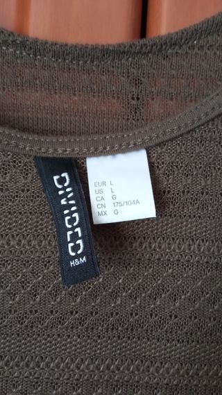 Top flecos HM talla L