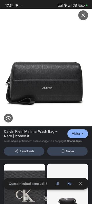 Calvin Klein borsello uomo