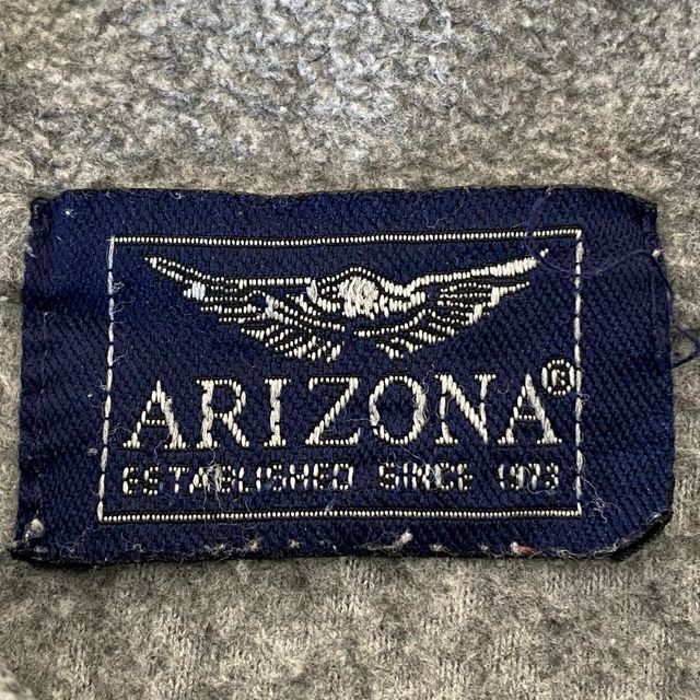 Chaqueta polar gris vintage