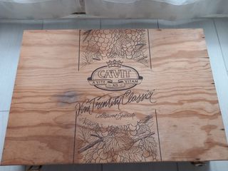 Scatola in legno vino cavit vini trenini classici