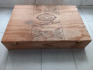 Scatola in legno vino cavit vini trenini classici