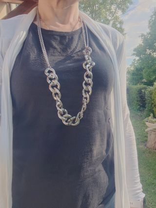 Collana a catena grossa argento