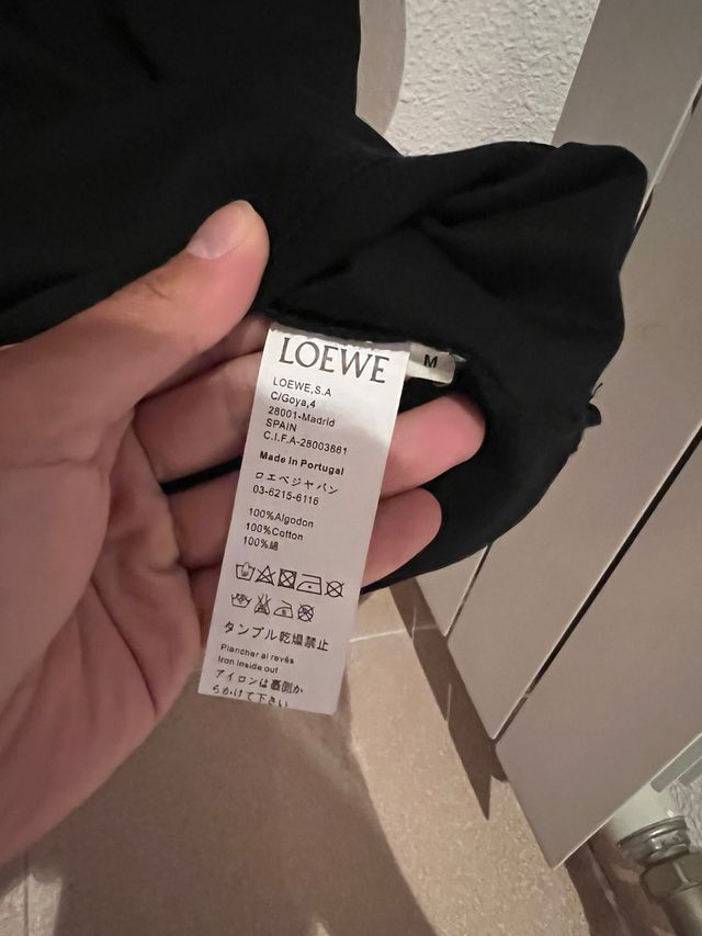 Camiseta Loewe negra