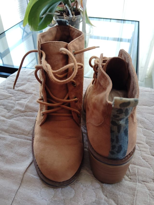 Botines Marrón Mujer